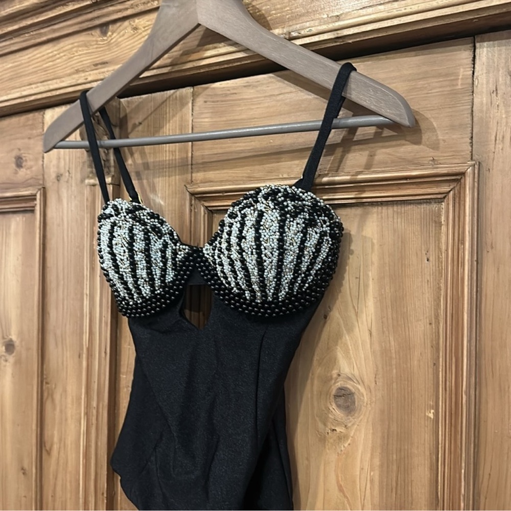 PatBO Shell Beaded Swimsuit - Picture 4 of 10